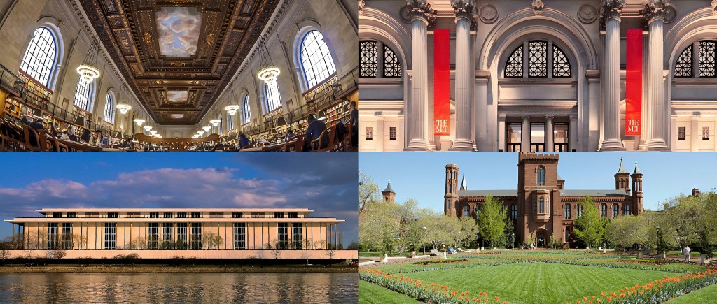 Ahmet Ertegün'ün desteklediği kurumların binaları