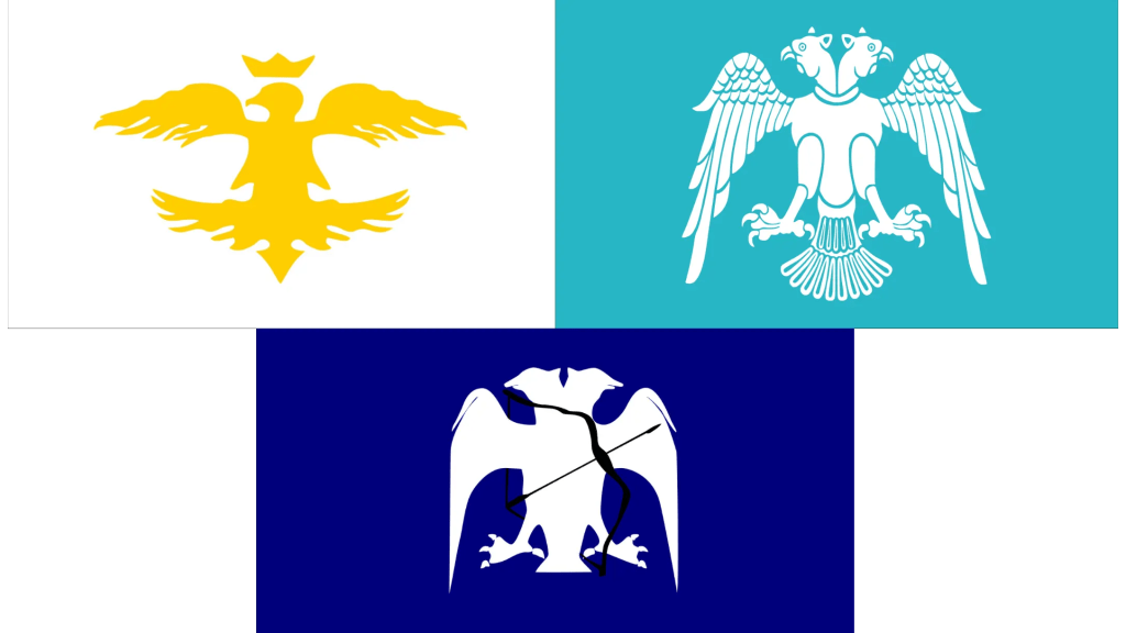 Seljuk Eagle, European Hun Empire, Huns, Anatolian Seljuk State, Sultanate of Rum, Great Seljuk Empire, Seljuk Empire, eagle turkish flags