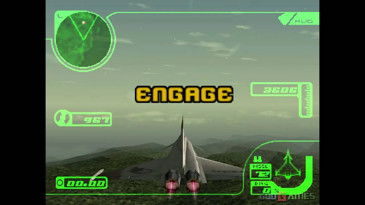 Ace Combat 3 gameplay footage from the Japanese PlayStation release captured by John GodGames.