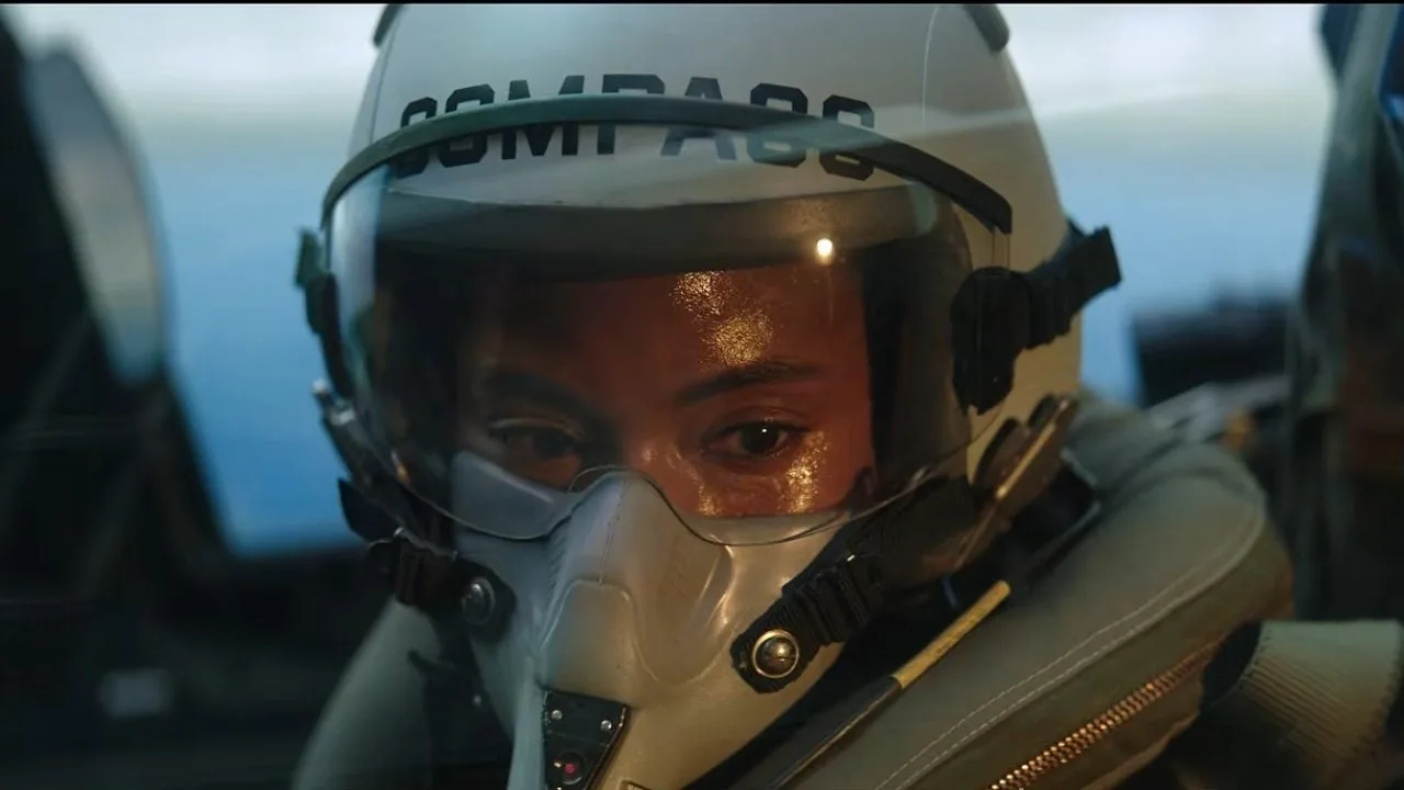 A still from the Hour Zero teaser for the Ace Combat 8 live-action prequel.