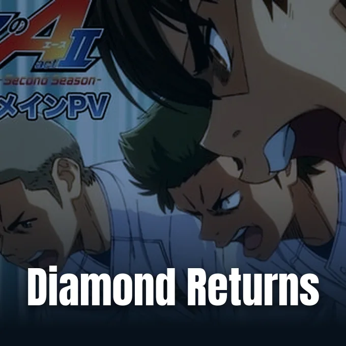 Official promotional visual for the Ace Diamond Act 2 anime broadcast.