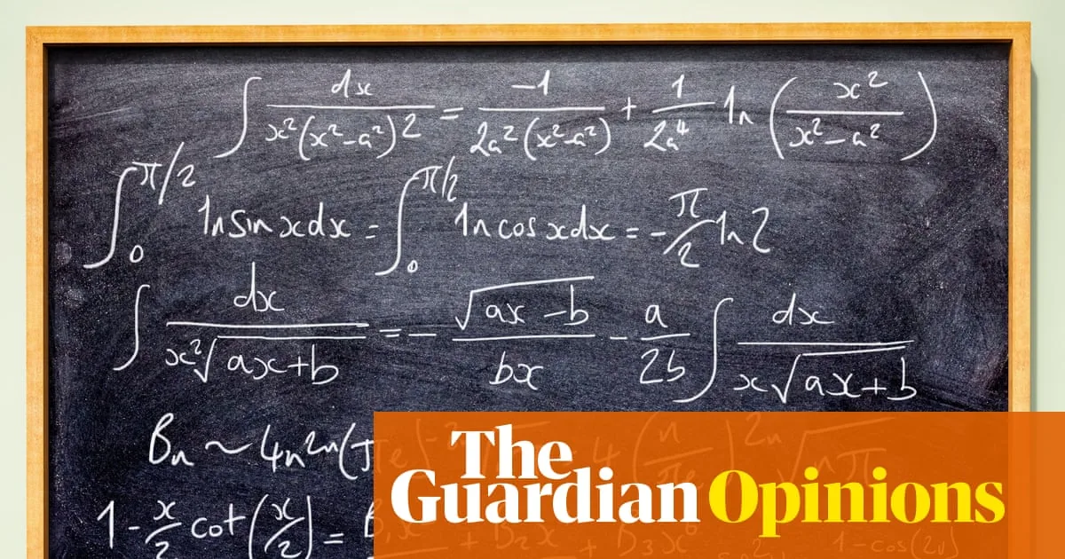 Editorial illustration addressing the role of AI in mathematics and academic proof verification.