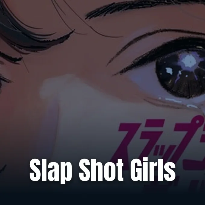 Promotional visual for Alpa's new manga Slap Shot Girls from Anime News Network