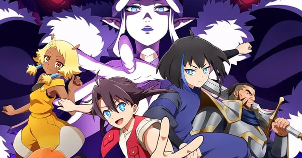 Promotional artwork released for the Aoki Densho anime television series.