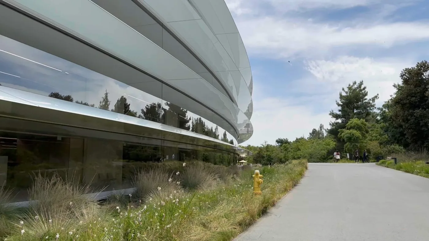 Apple Park corporate facilities associated with hardware development.