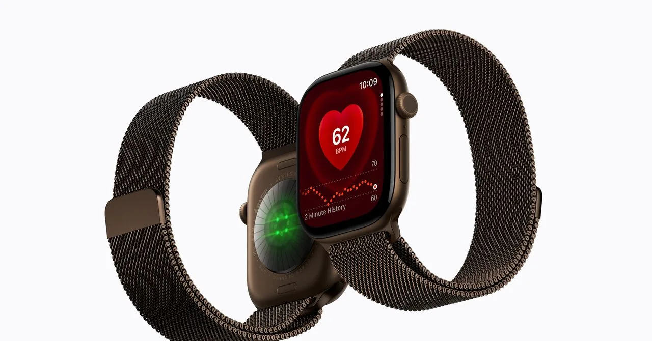 Apple Watch Series 12 models in a product image.