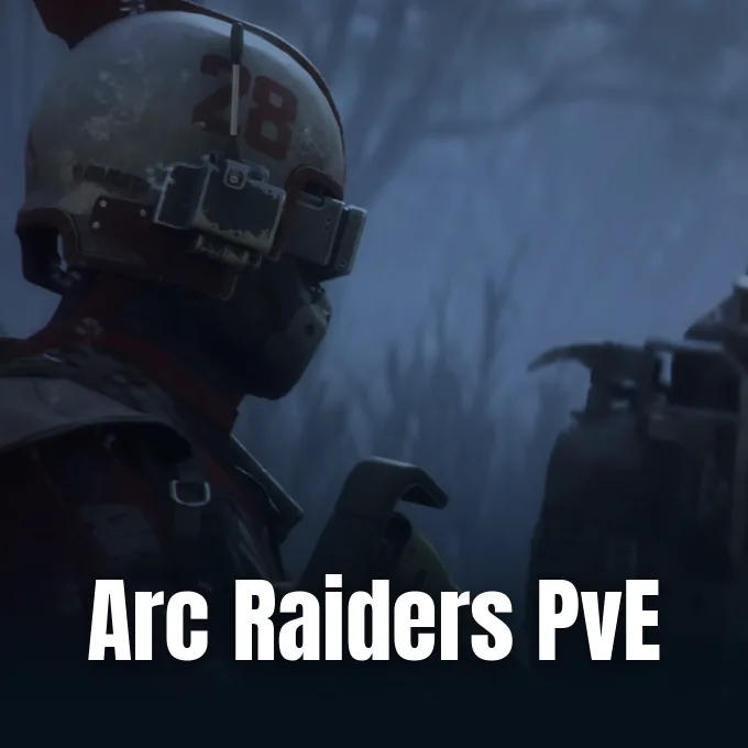 Promotional artwork for Arc Raiders PvE matchmaking test topside in the Rust Belt.