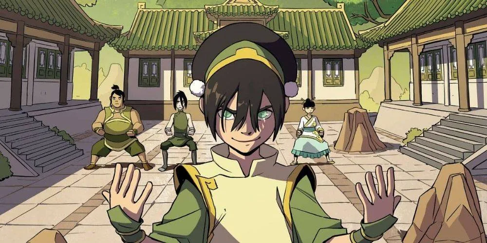 Cover art for Toph Beifong's Metalbending Academy in Avatar Last Airbender.