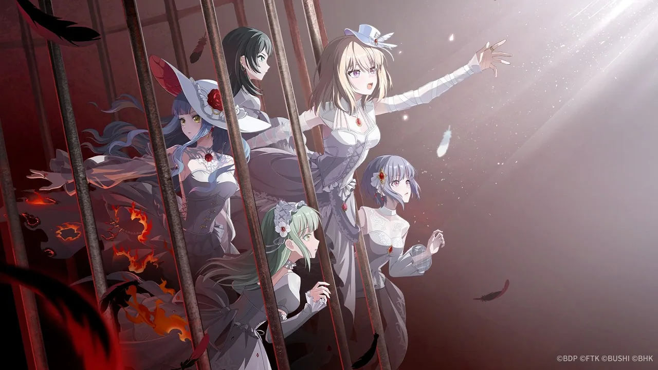 Ave Mujica Abracadabra music video thumbnail from the official BanG Dream YouTube channel.