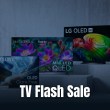 LG OLED TV showcased during retail television promotions.