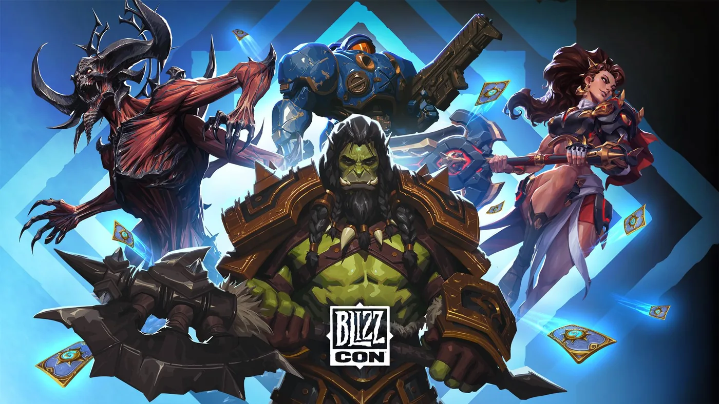 Key art from Diablo 5 illustrating dark fantasy themes included on the Blizzard release schedule.