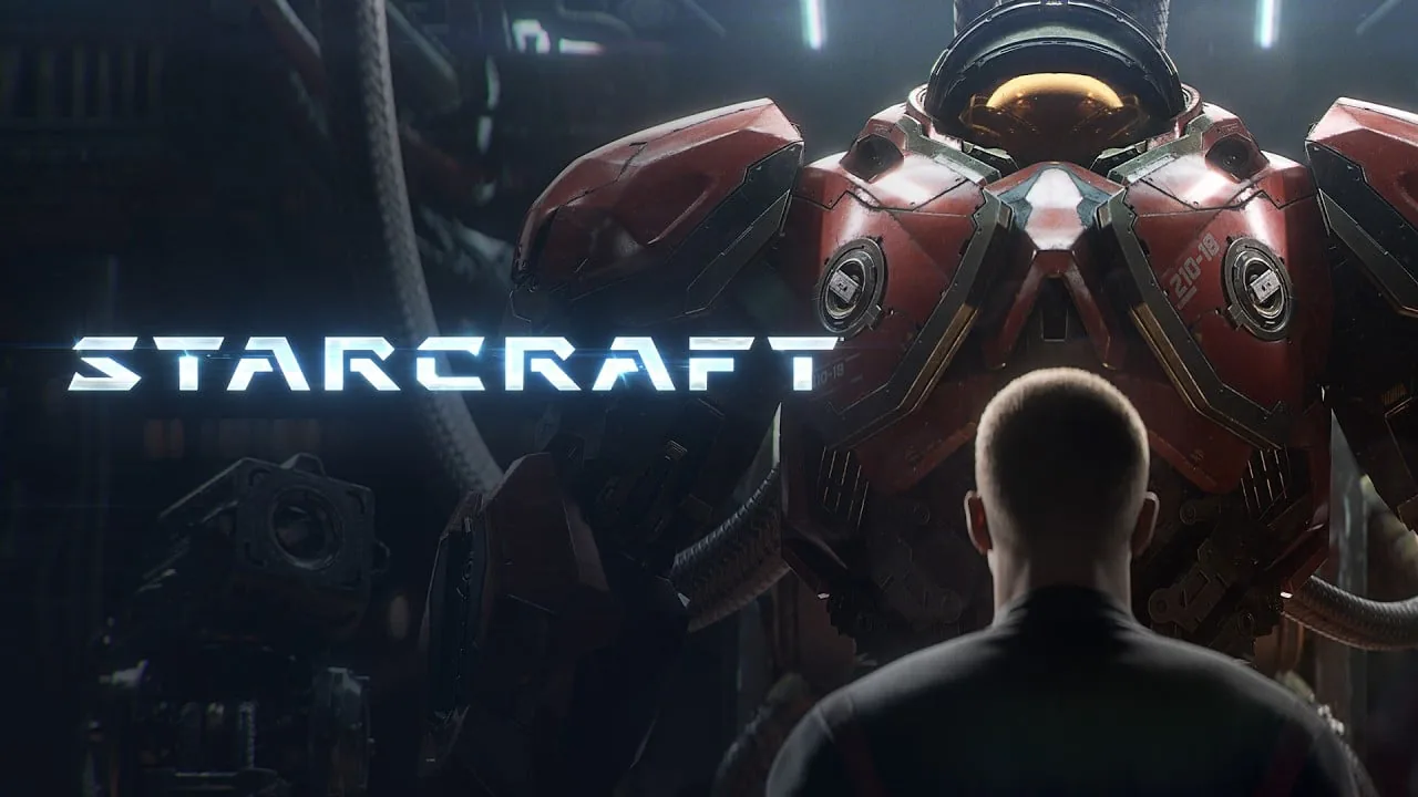 Promotional artwork featuring the StarCraft reboot announced on the updated Blizzard release schedule.