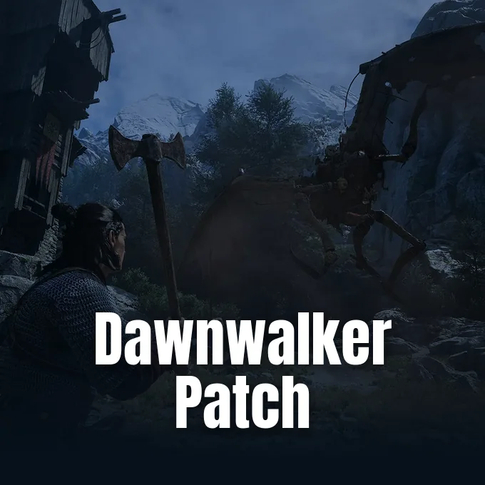 Promotional artwork for Blood of Dawnwalker from Rebel Wolves featuring a creature encounter.