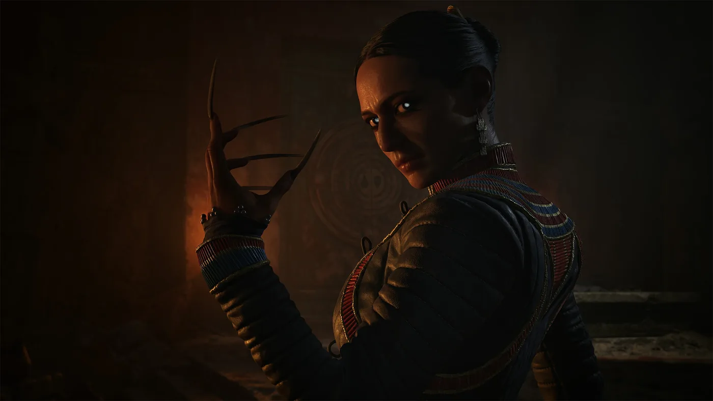 Atmospheric promotional screenshot from dark fantasy RPG Blood of Dawnwalker.