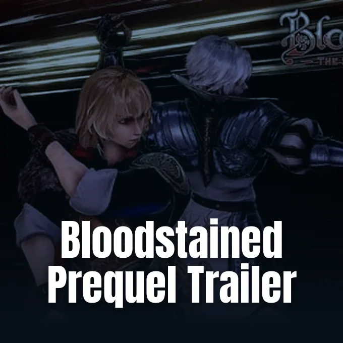 Official promotional trailer still for Bloodstained: The Scarlet Engagement streamed during Tokyo Game Show.