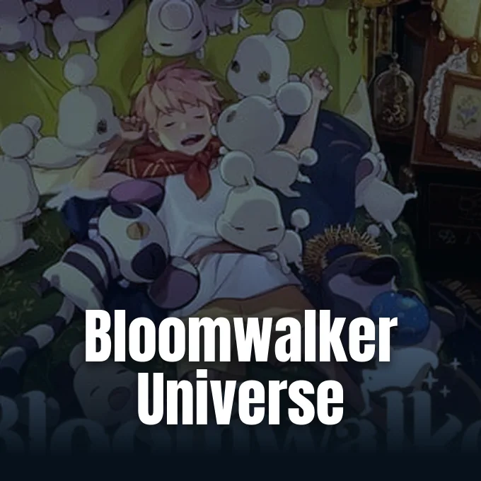 Netmarble promotional trailer visual for the Bloomwalker game announcement at Tokyo Game Show 2026.