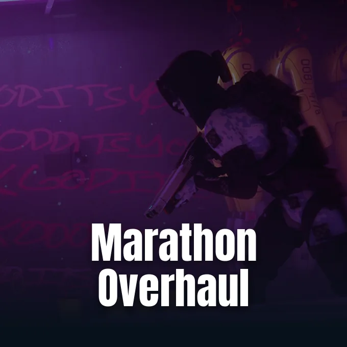 Official Marathon Symbiosis key art from Bungie as Bungie delays Marathon updates to revamp core progression systems.