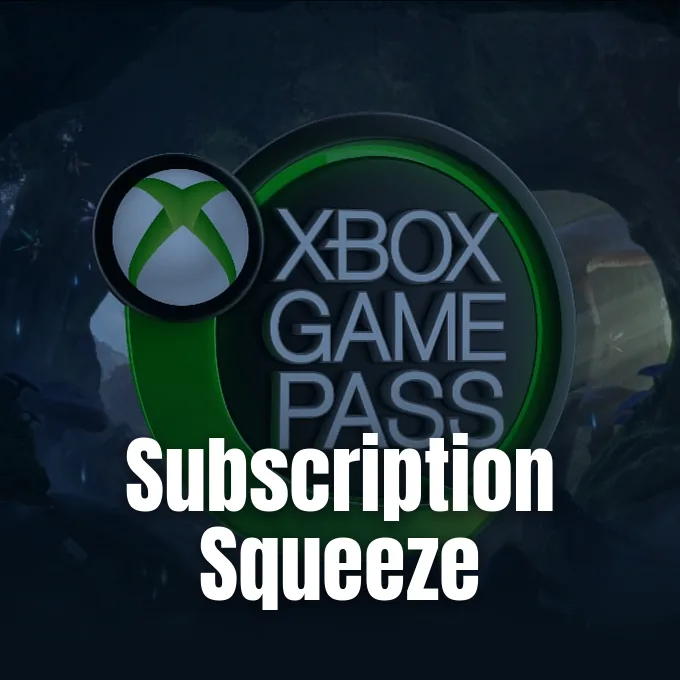 An Xbox console shown in an editorial image regarding survey data on players cancelling Xbox Game Pass.