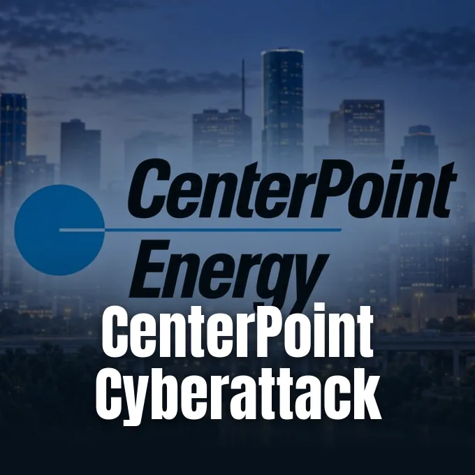 CenterPoint Energy corporate branding associated with utility cybersecurity reports.
