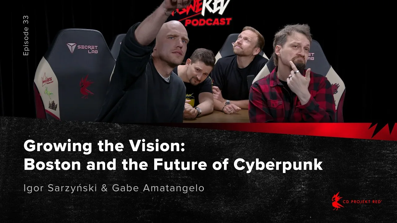 AnsweRED Podcast episode discussing Cyberpunk development.