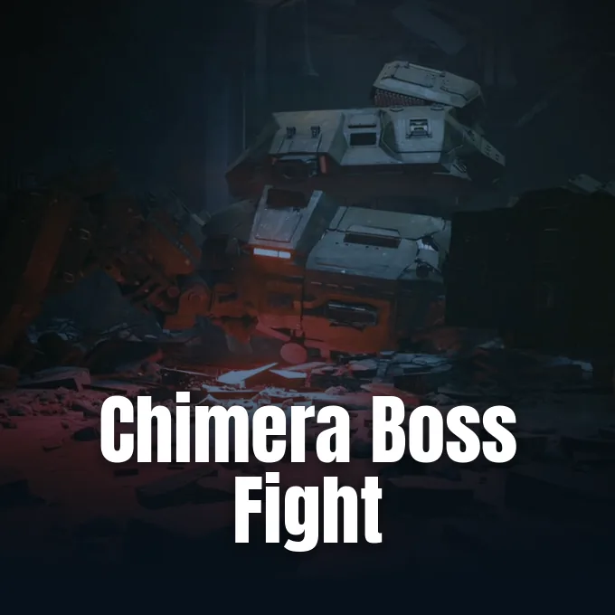The Chimera boss fight encounter in Cyberpunk 2077: Phantom Liberty.
