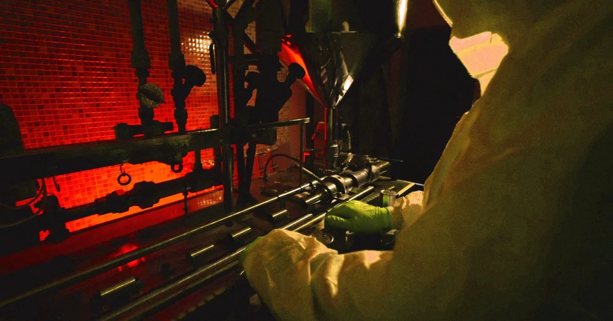 Editorial image accompanying Futurism's coverage of Anthropic's Claude bioweapons claims.