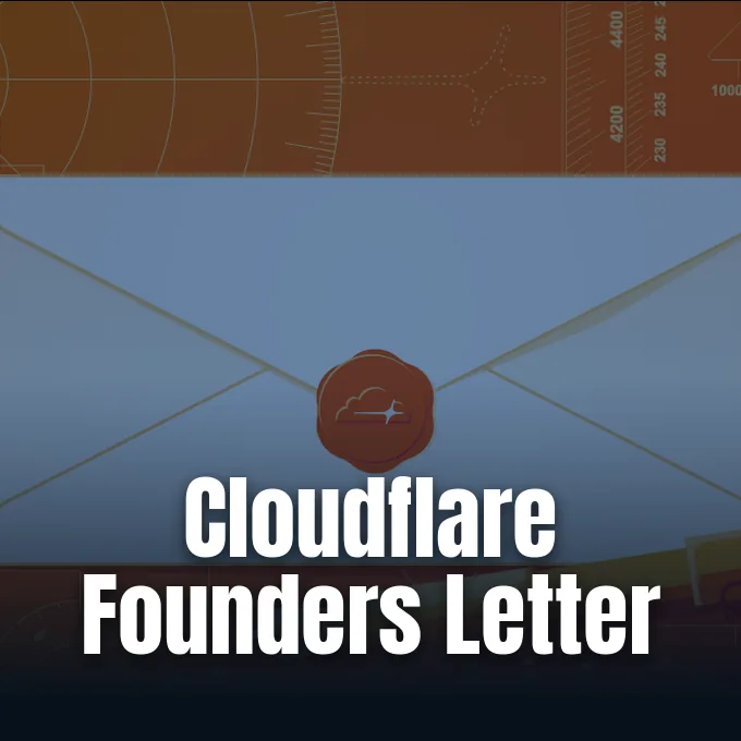 Official banner graphic from Cloudflare Blog announcing Cloudflare’s 2026 Annual Founders’ Letter