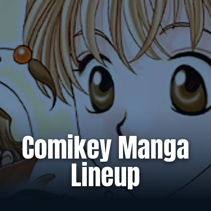 Official digital promotional cover featuring Tea Princes for the expanded Comikey manga catalog.