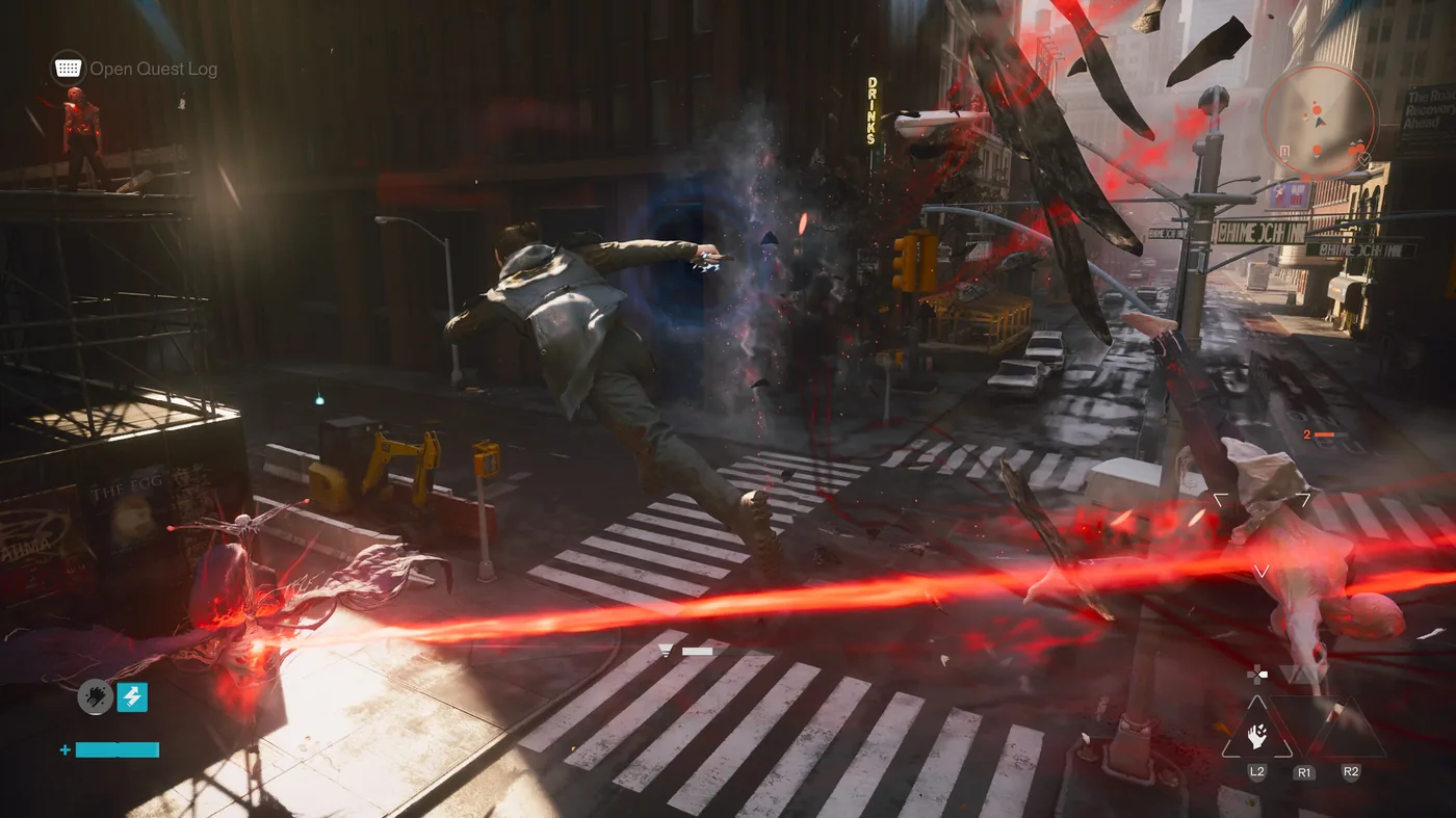 PlayStation 5 gameplay visual captured from the Control Resonant day one launch build.