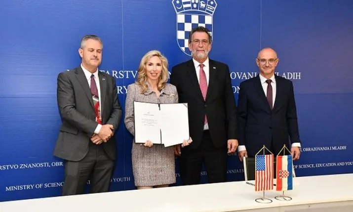 Croatian government representatives and American diplomats gather in Zagreb to formalize bilateral space agreements.