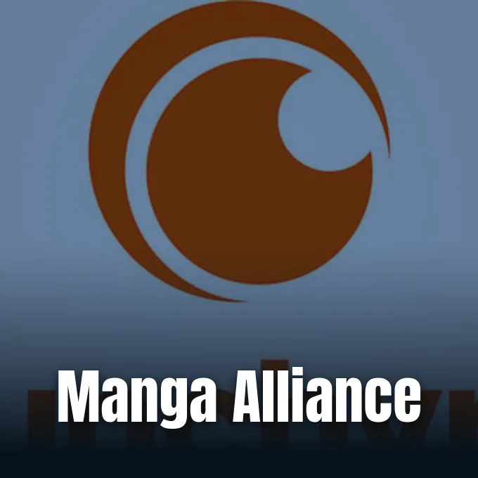 Crunchyroll Manga partnership graphic highlighting the Link-U Group equity investment.
