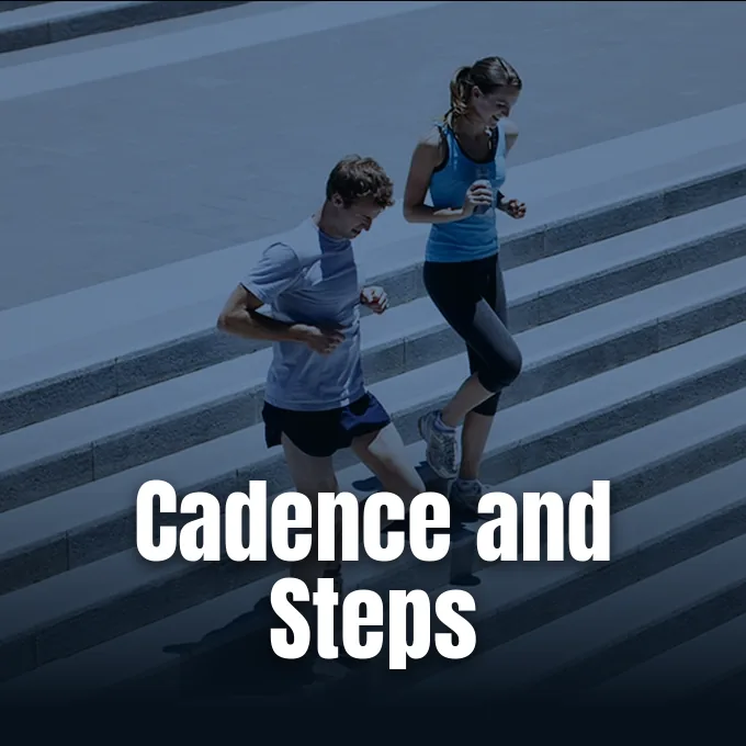 Joggers exercising outdoors to maintain daily step counts and brisk walking pace.