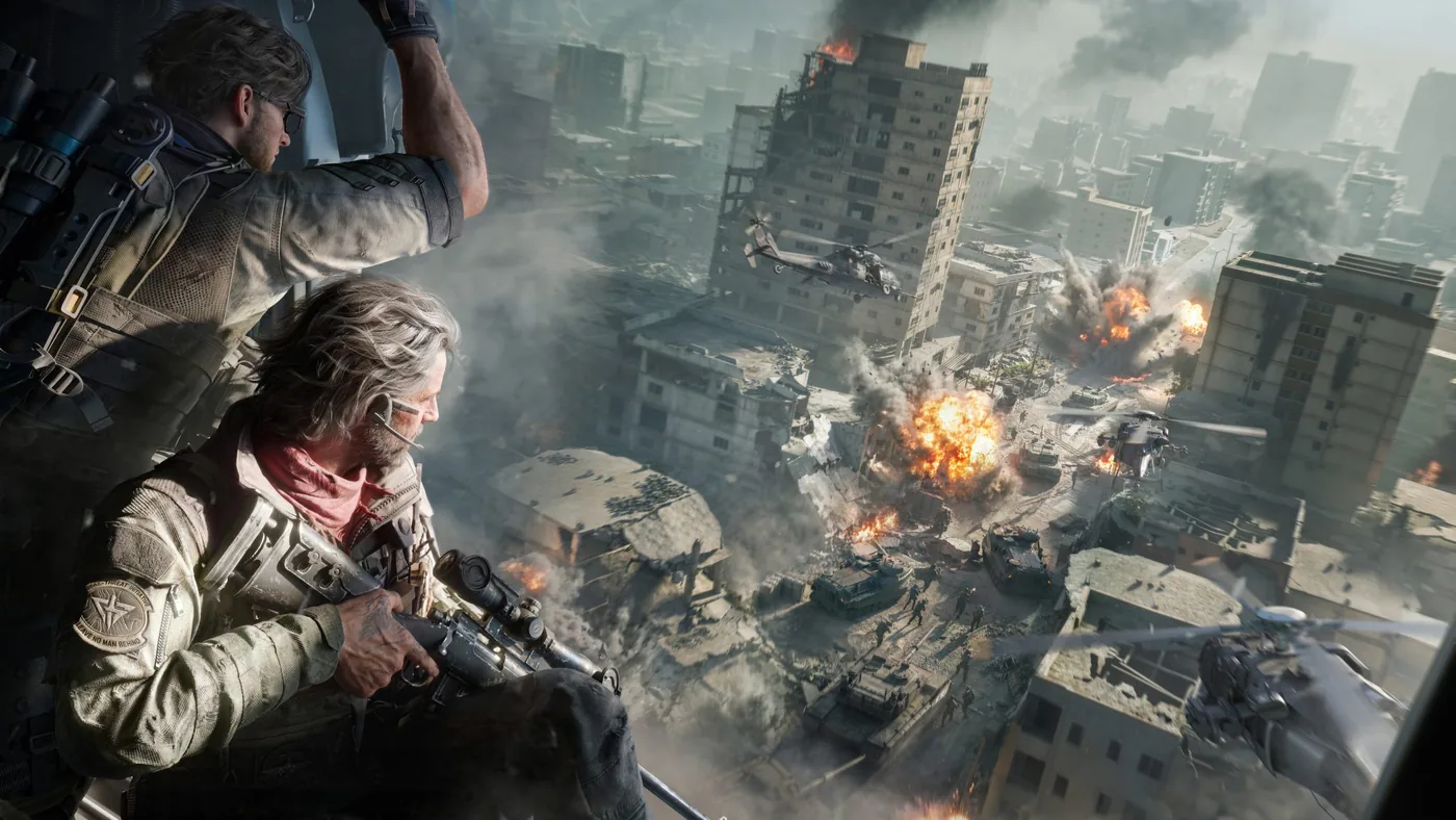 Key visual illustration representing The Mog warfare map introduced during the Delta Force anniversary celebration.