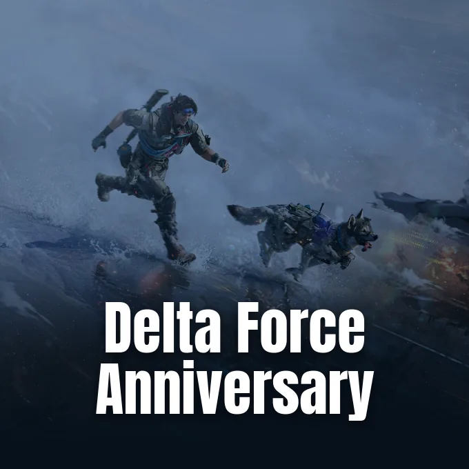 Official key visual for the Delta Force second anniversary celebration from Team Jade