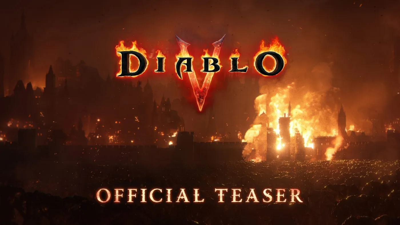 Teaser still depicting the ruined realm after Diablo 5 announced at BlizzCon.
