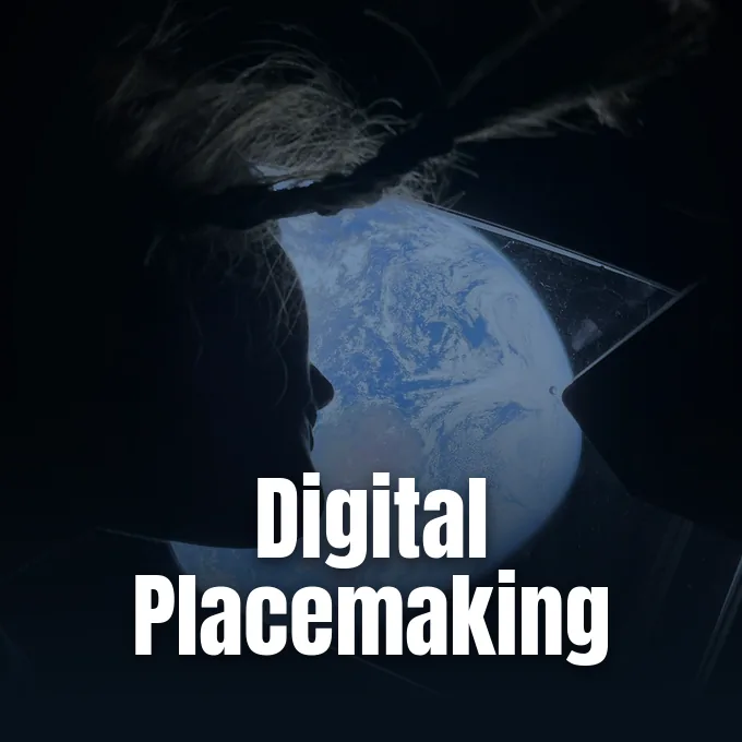 NASA astronaut Christina Koch looks back at Earth from the Orion spacecraft during Artemis II digital placemaking missions.