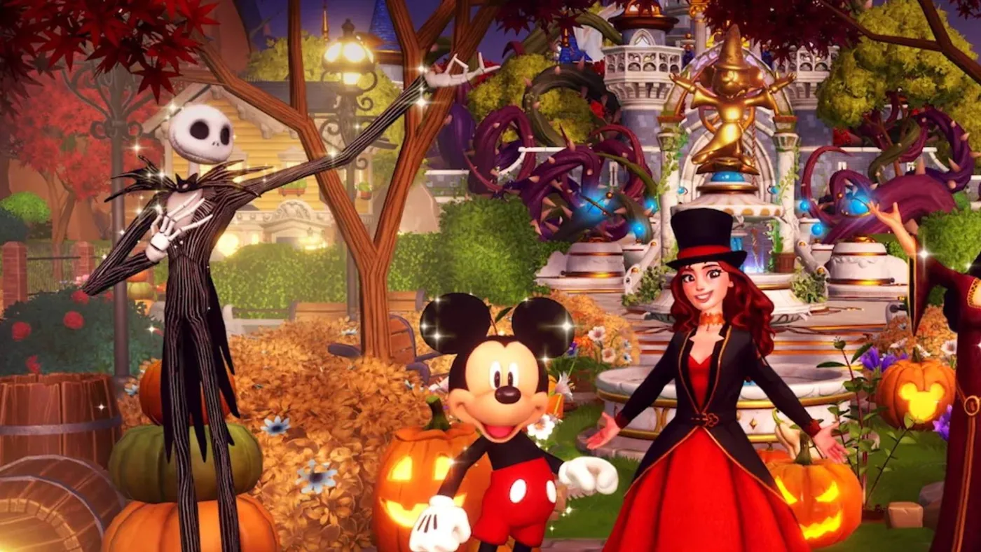 Promotional artwork for the Disney Dreamlight Valley update introducing Season of Scares content.