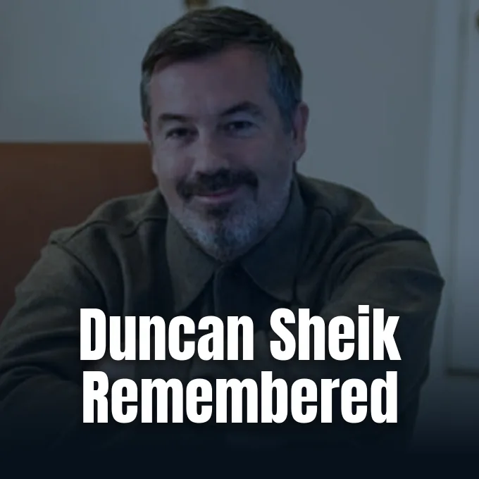 Portrait photograph of singer and composer Duncan Sheik from his official Instagram account.