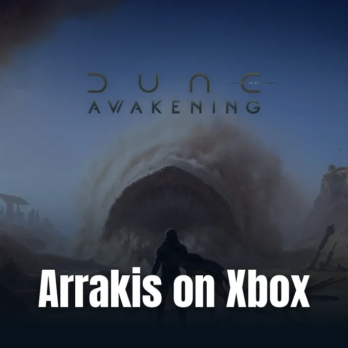 Official key art for Dune Awakening Xbox release from developer Funcom