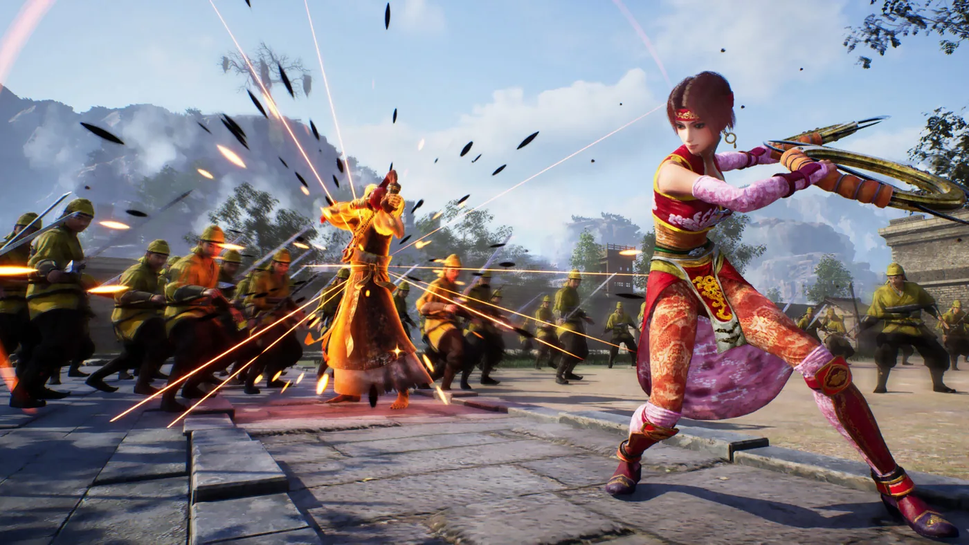 Dynasty Warriors 3 Remastered key art depicting series officers clashing on the battlefield.