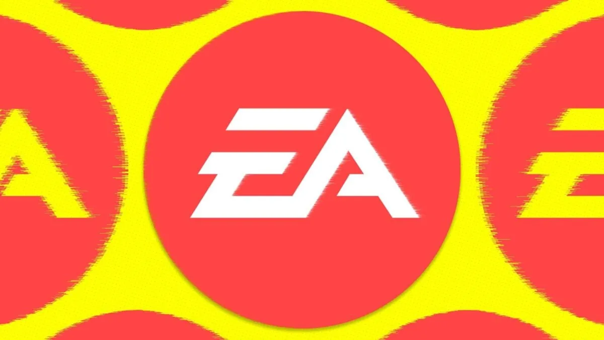 Electronic Arts logo in the image used by Kotaku.