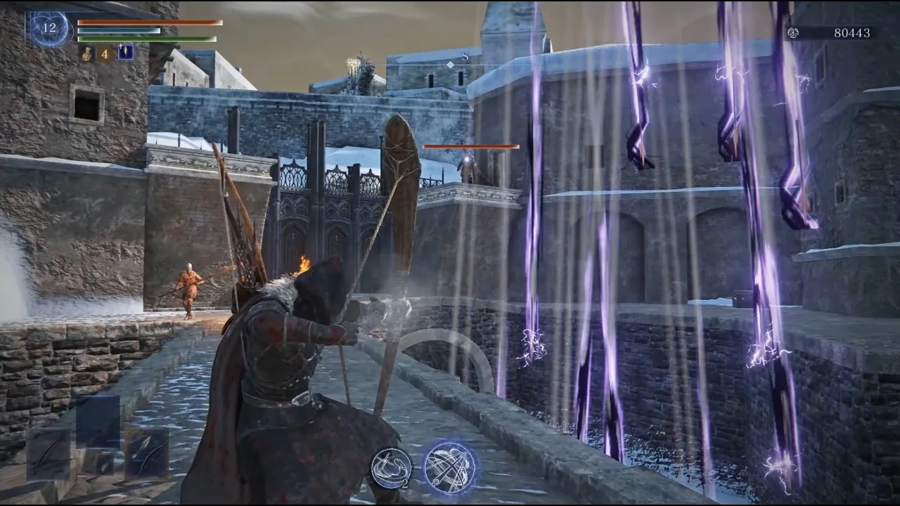 Preview frame from Doneda's trailer showcasing Elden Ring Nightreign mods and the Frozen Eleum Loyce map.