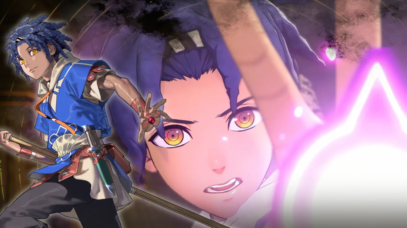 Gameplay screenshot of tactical grid combat in Fire Emblem: Fortune's Weave.