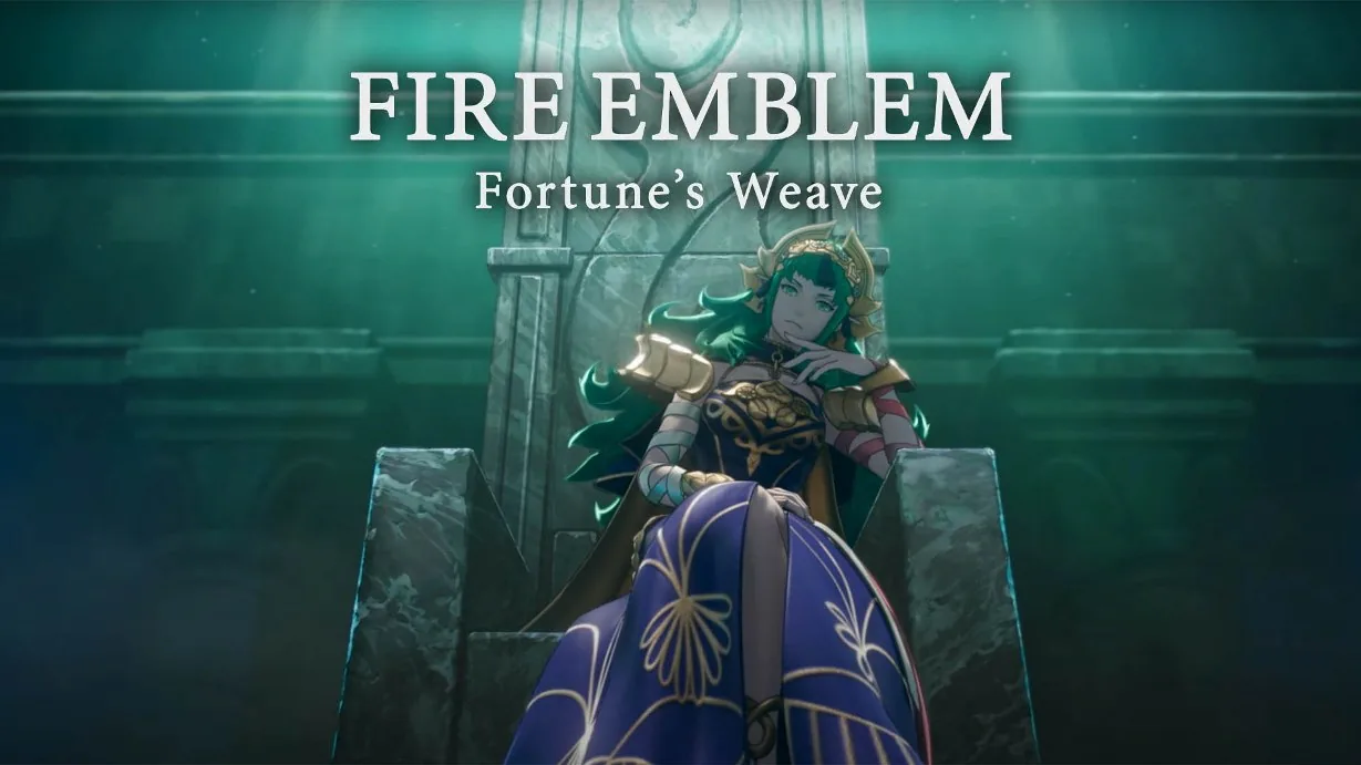 UK software sales chart graphic tracking Fire Emblem: Fortune's Weave in second place.
