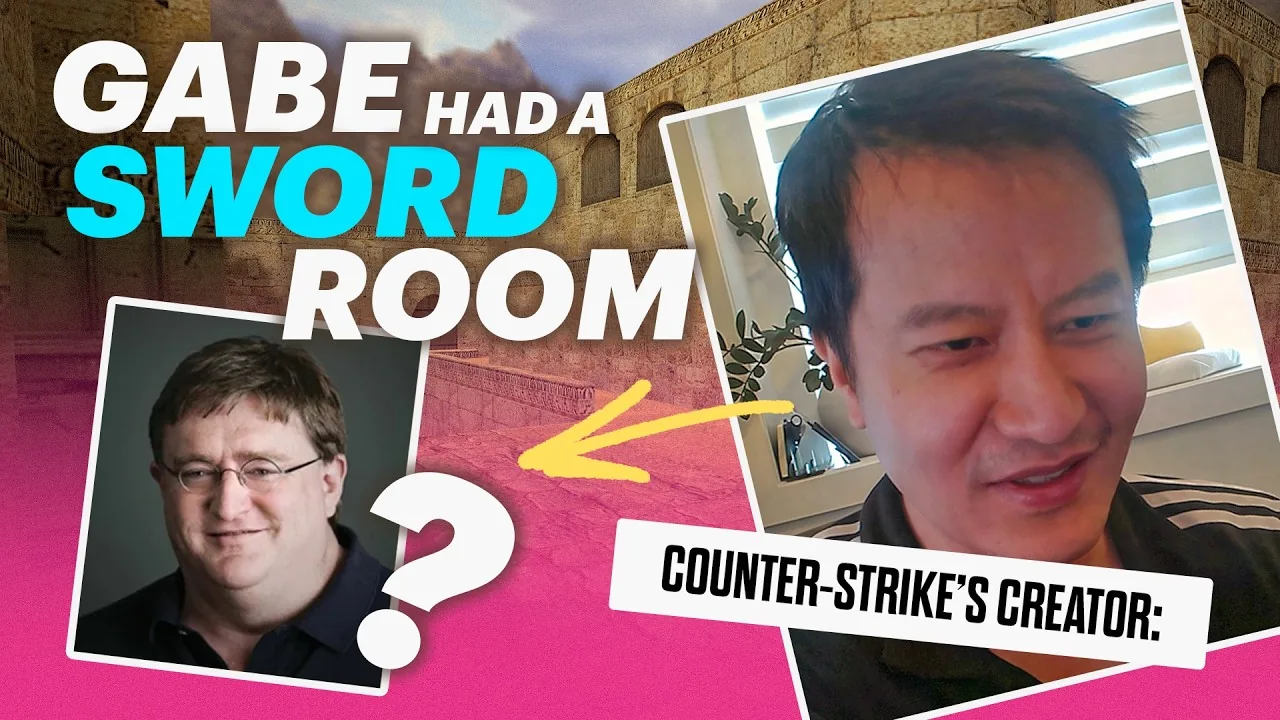 Thumbnail graphic for the Indie Game Joe interview discussing Gabe Newell and Valve culture.