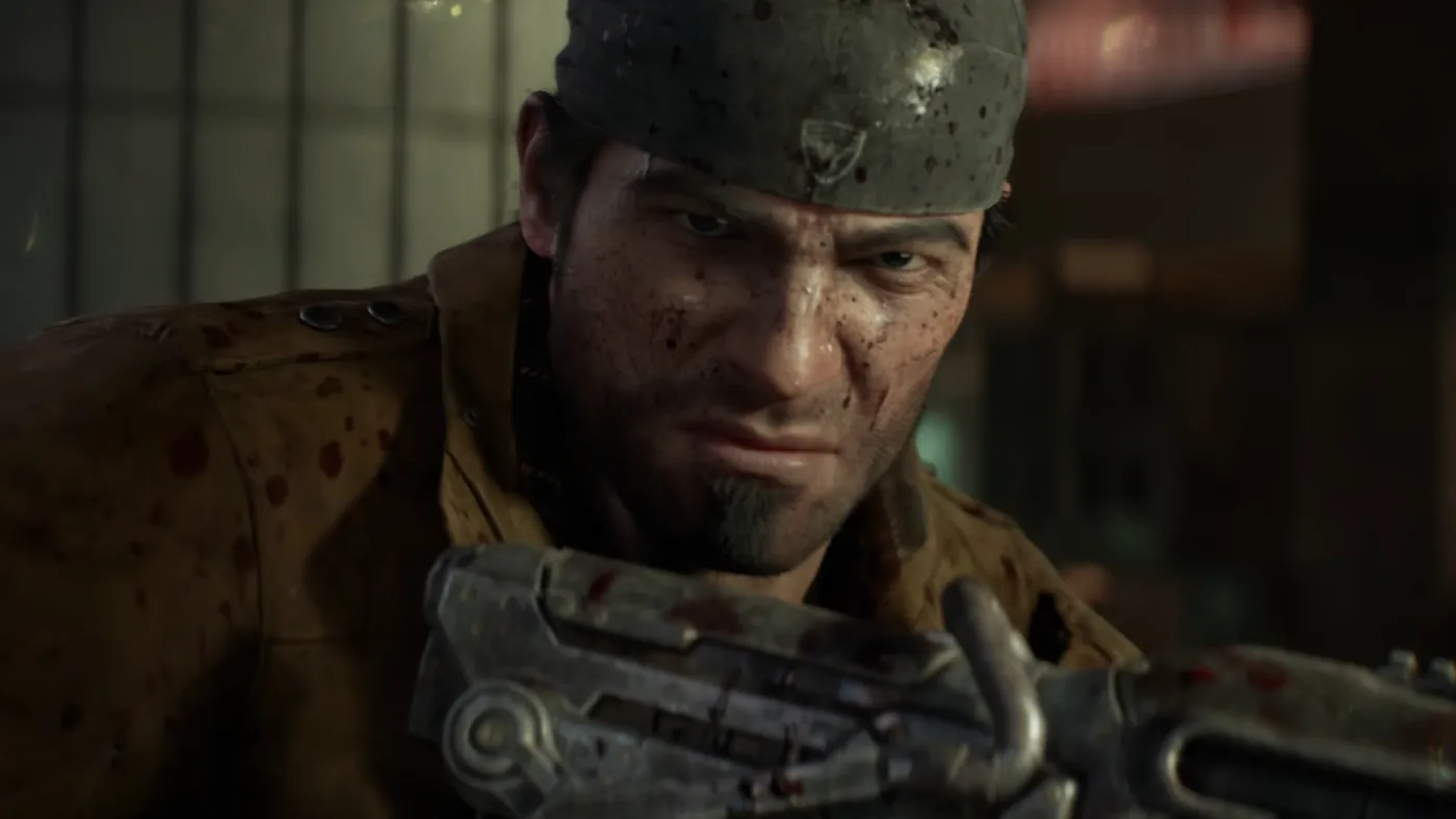 Promotional artwork depicting the frontline combat aesthetic of Gears of War E-Day.