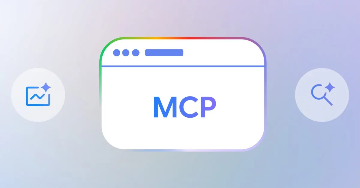 Official promotional graphic announcing the Google Home MCP server integration for connected devices.