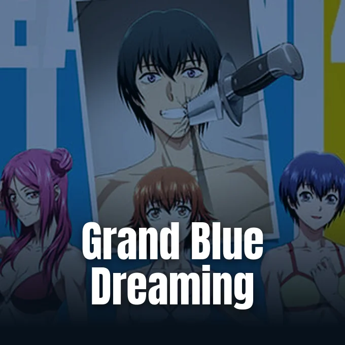 Official promotional announcement visual for the Grand Blue Dreaming fourth television anime season.