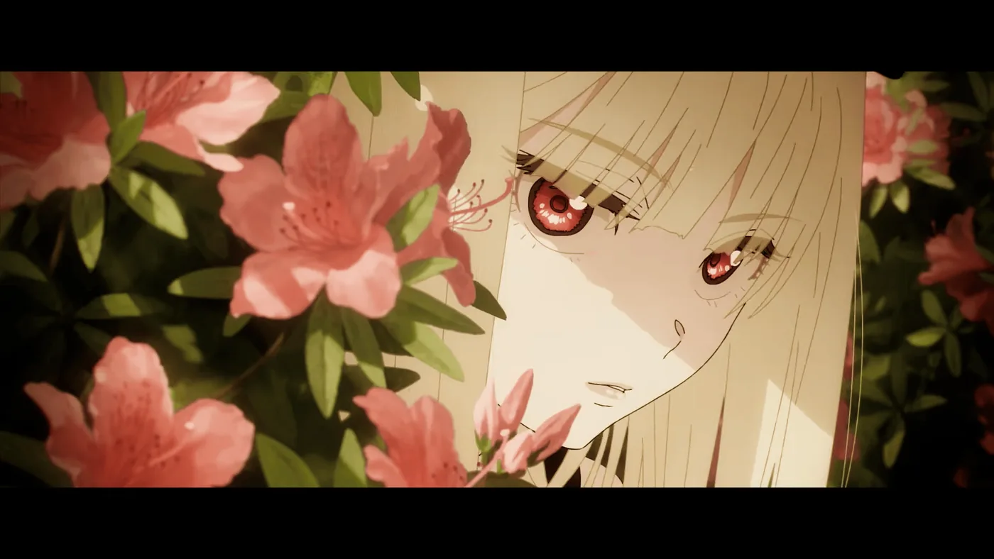 Promotional preview frame from the Grotesqqque trailer showcasing Atsushi Nishigori's omnibus production.