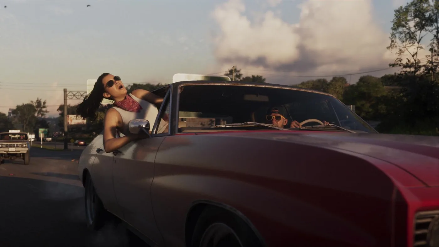 Image accompanying GamesRadar+ coverage of GTA 6 advertising in Miami Beach.